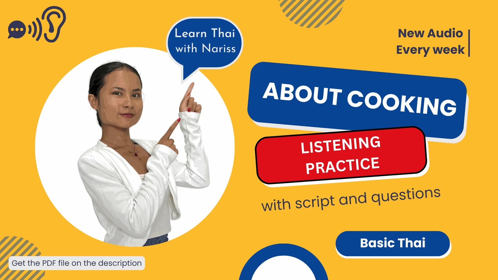 Thai Listening Practice: Talking About Cooking