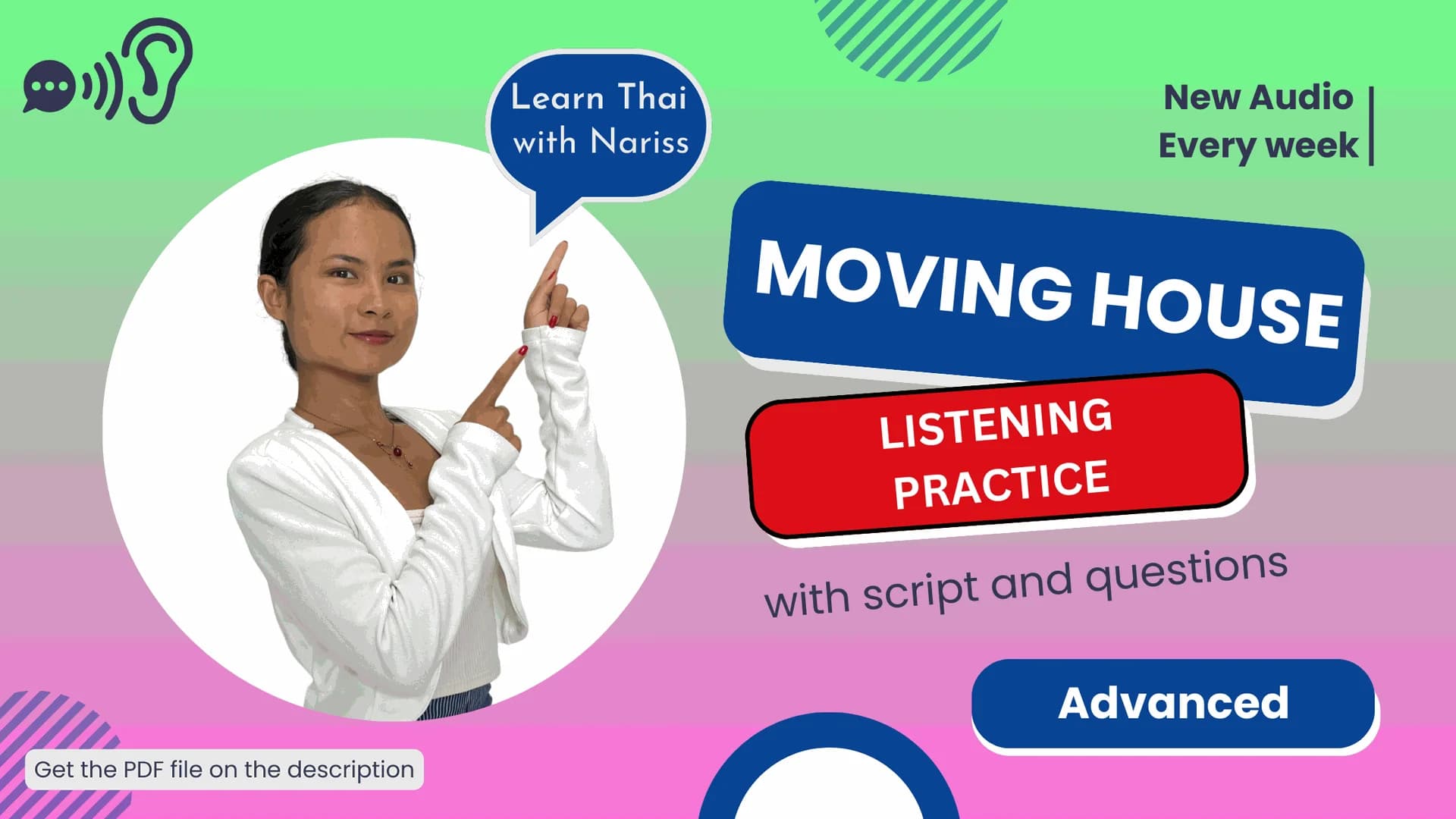 Thai Listening Practice: Moving House (Advanced Level)