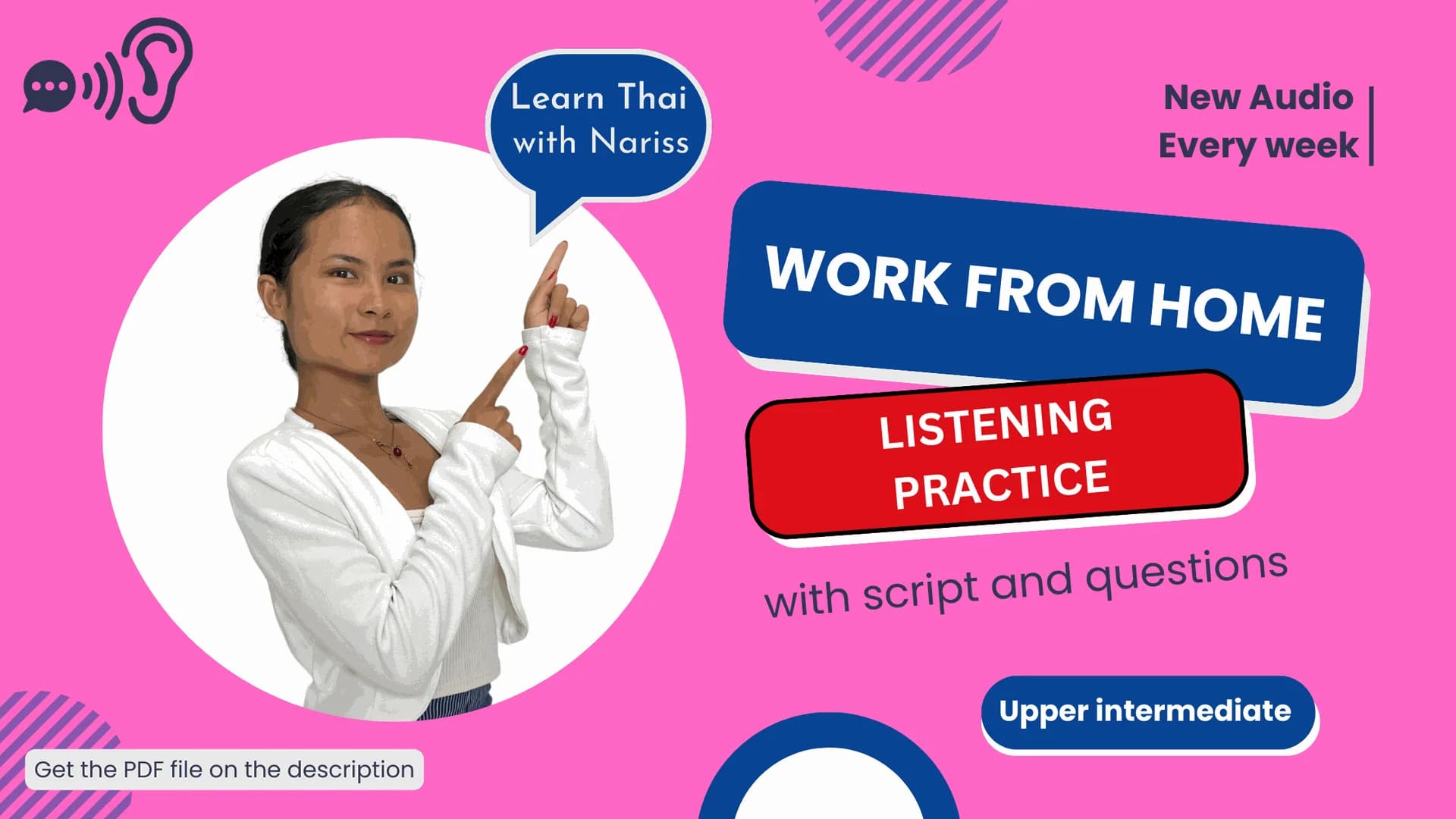 Thai Listening Practice: Work from Home (Upper-Intermediate)
