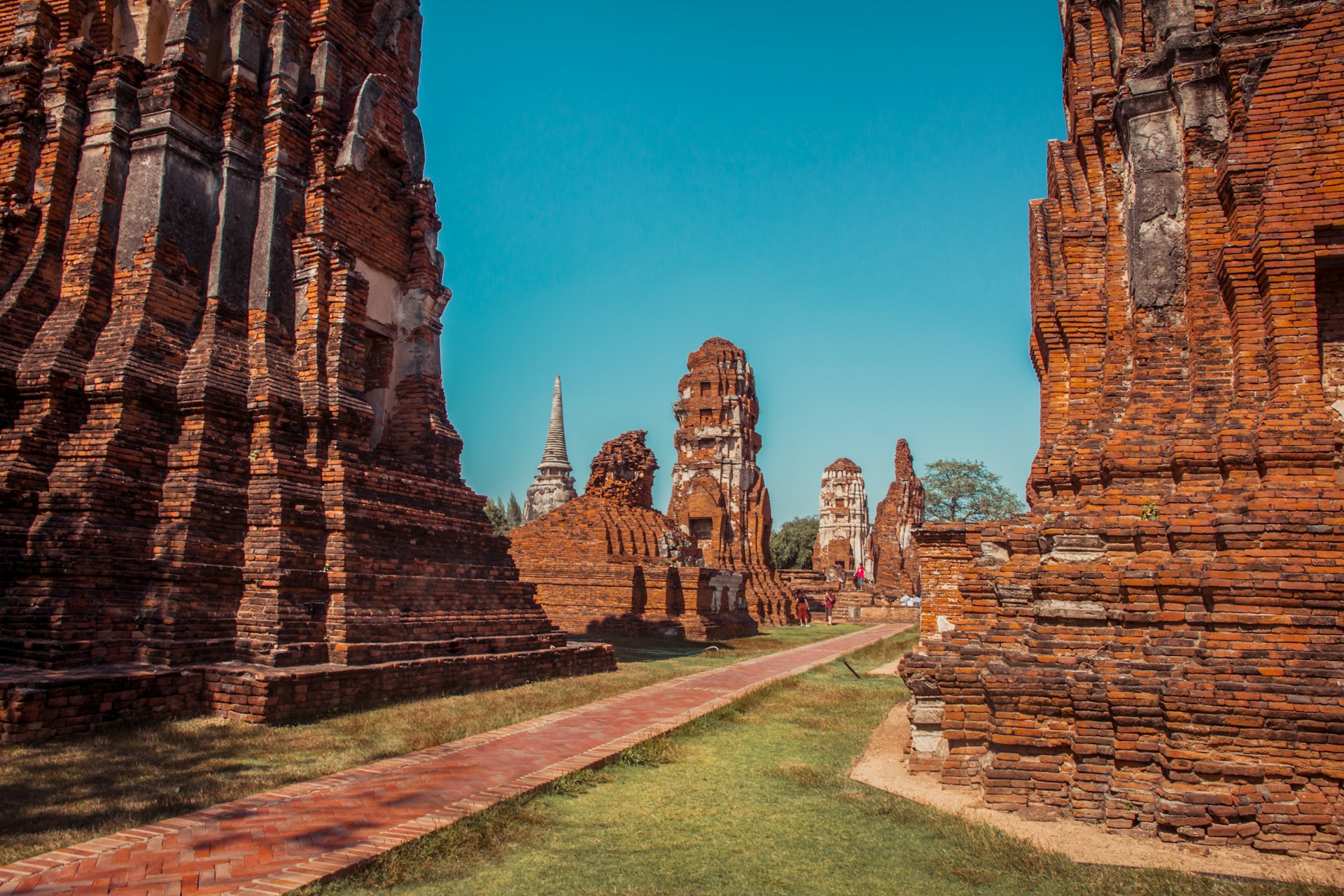 ruins during day