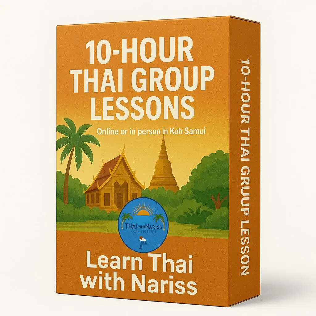 10 hour Thai group lessons pack